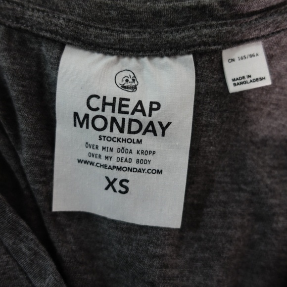 Cheap Monday grey tank top size XS - Picture 4 of 4